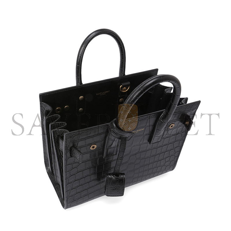 Y*L sac de jour in crocodile-embossed leather-nano 392035dzeaw1000 (22*18*10.5cm)